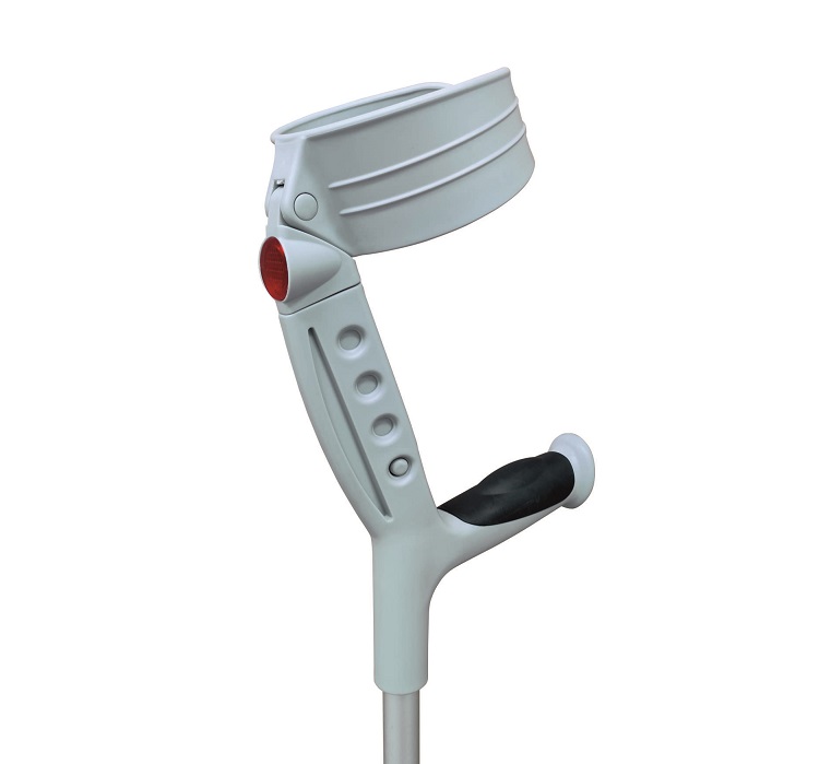 Kula łokciowa-aluminowa z ruchomą obejmą i miękkim uchwytem Pro-Soft AR-024M