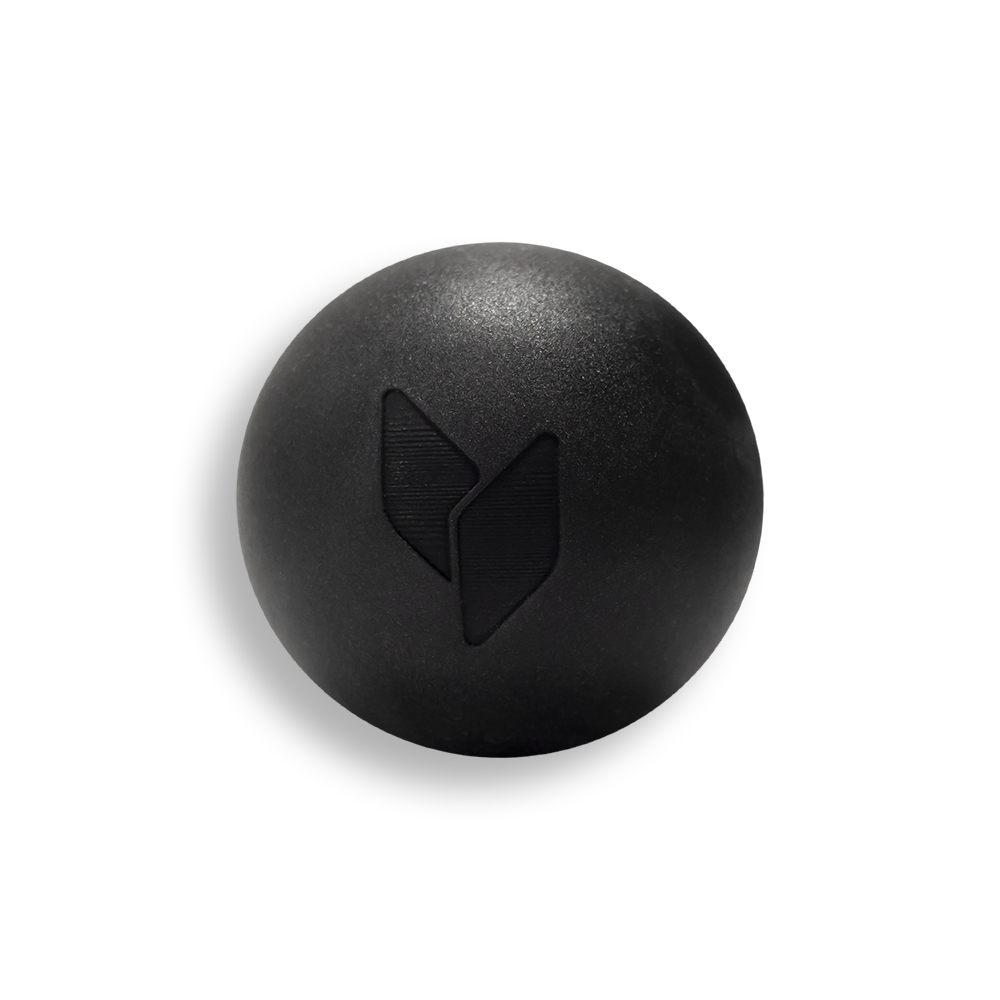 YellowMASSAGE Ball piłeczka do masażu, silikon 6,5 cm, czarny YellowMASSAGE Ball piłeczka do masażu, silikon 6,5 cm, czarny