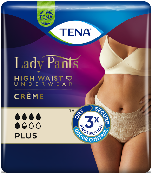 Majtki chłonne Tena Lady Pants Plus CREME Majtki chłonne Tena Lady Pants Plus CREME