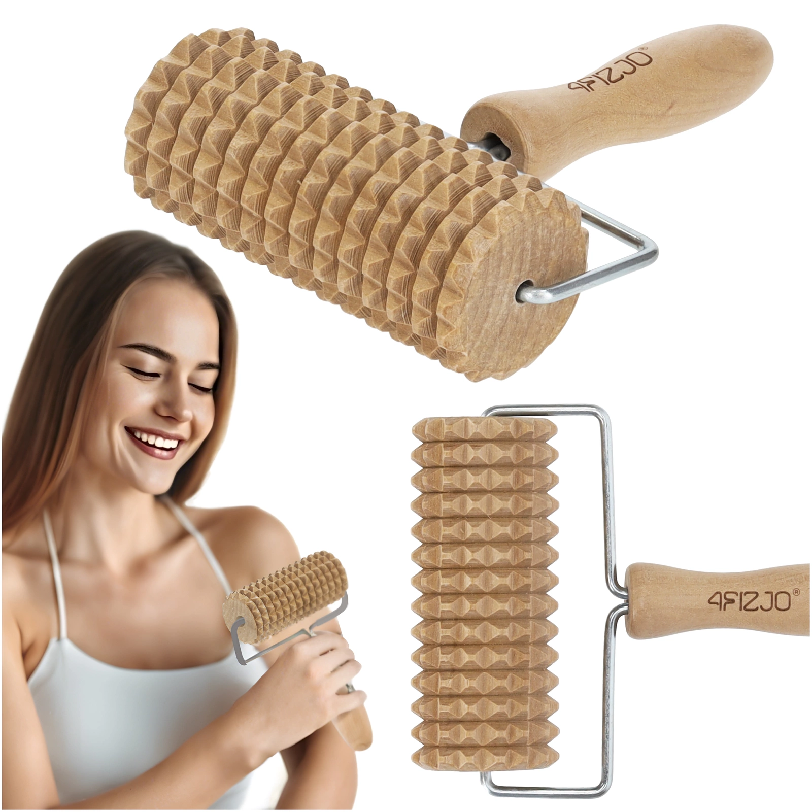 Drewniany roller do masażu Drewniany roller do masażu