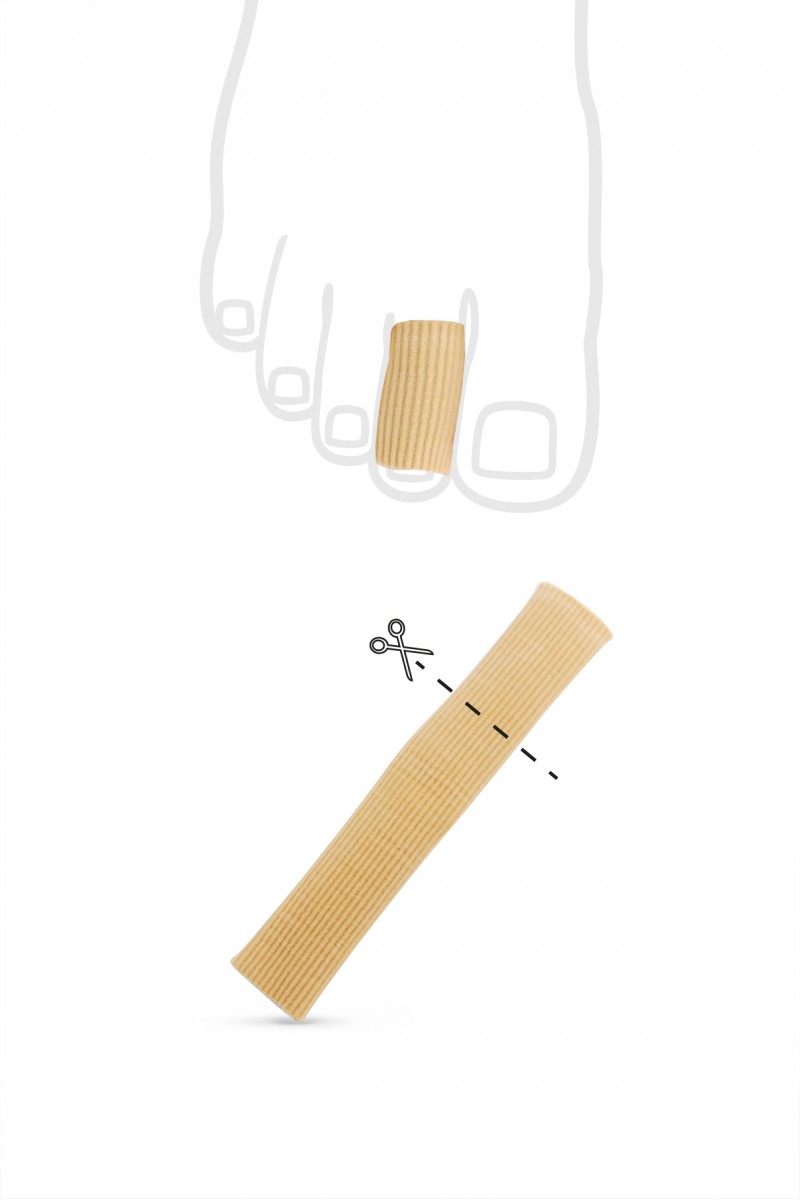 Osłona bawełniano-żelowa palca