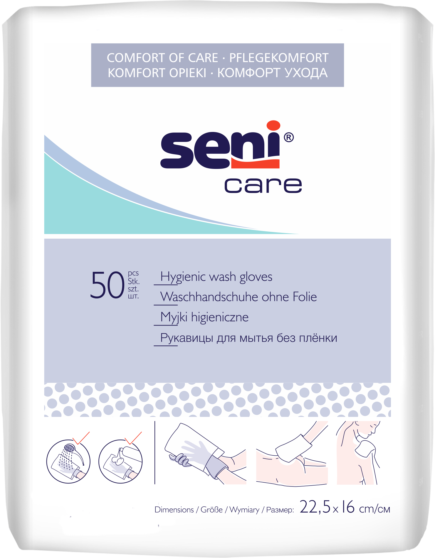 Seni Care myjki higieniczne 50 szt. Seni Care myjki higieniczne 50 szt.