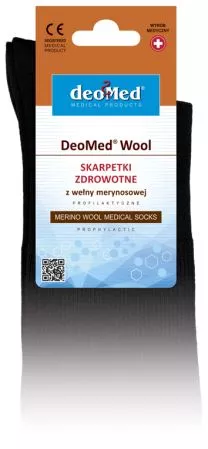 Skarpetki zdrowotne z wełną merynosową Skarpetki zdrowotne z wełną merynosową