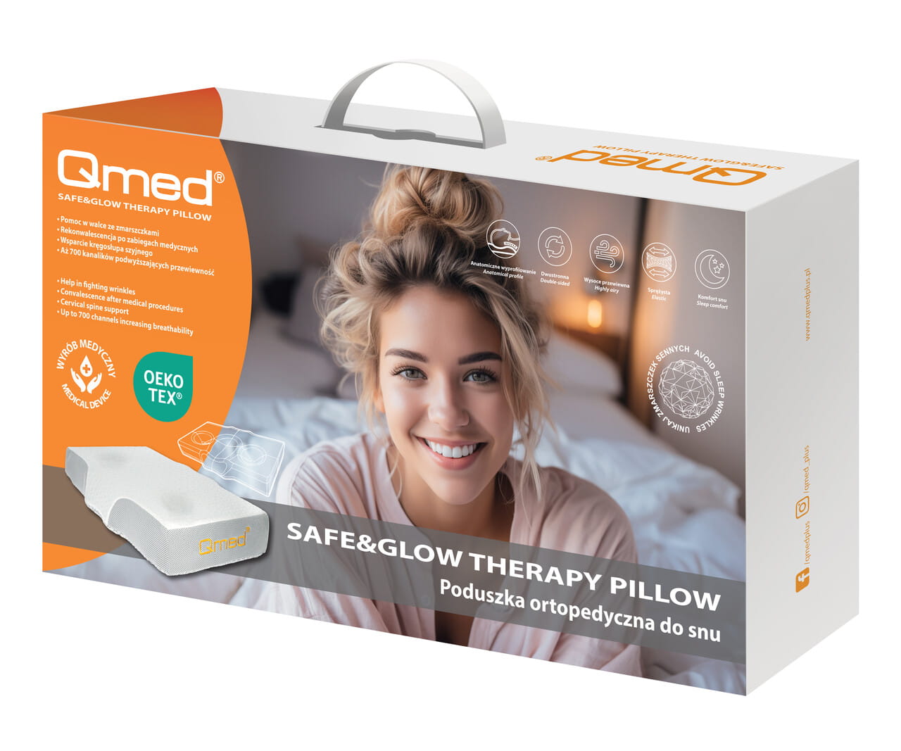 Poduszka ortopedyczna Safe & Glow Therapy Pillow Poduszka ortopedyczna Safe & Glow Therapy Pillow