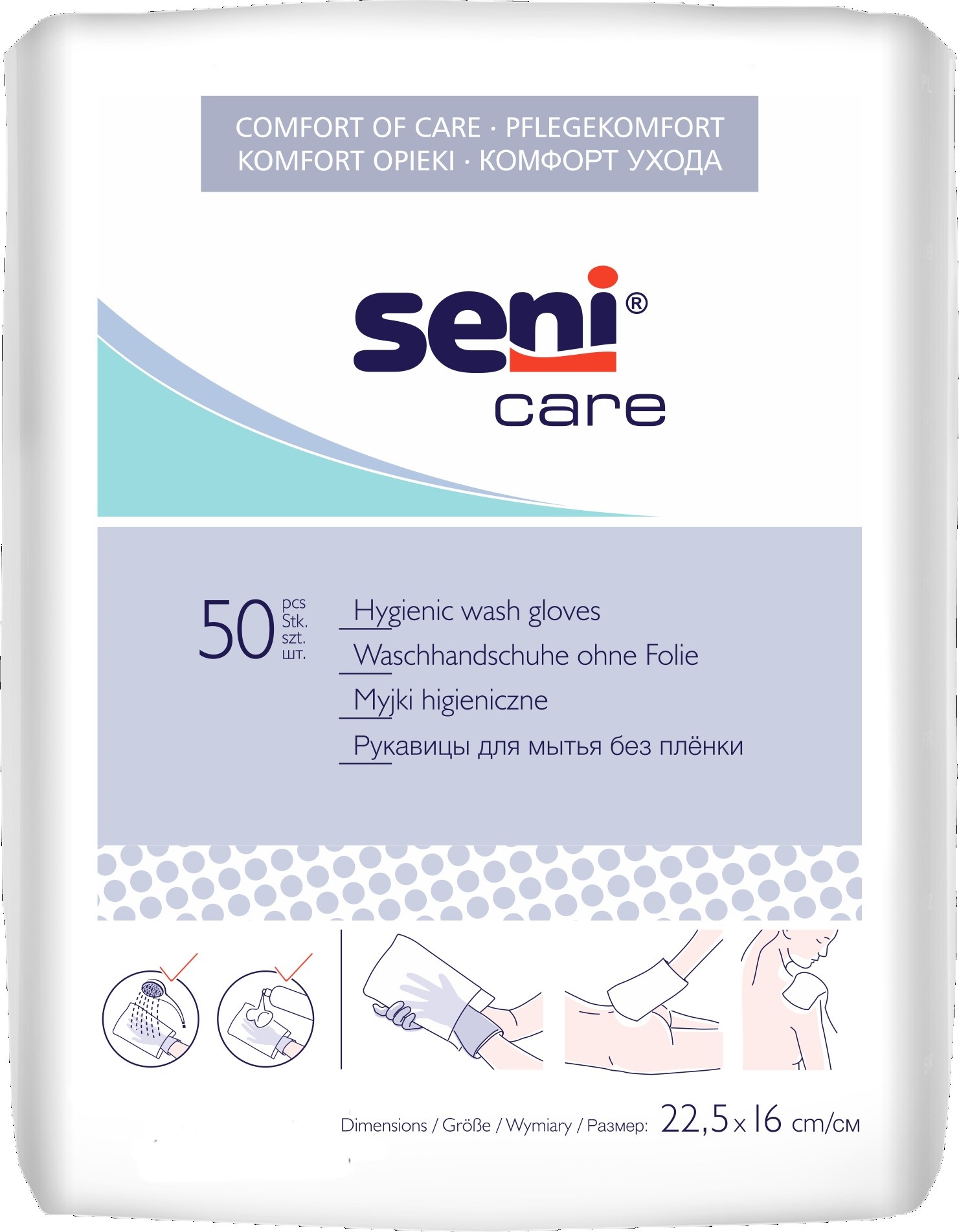 Seni Care śliniaki higieniczne jednorazowe, 10 sztuk Seni Care śliniaki higieniczne jednorazowe, 10 sztuk