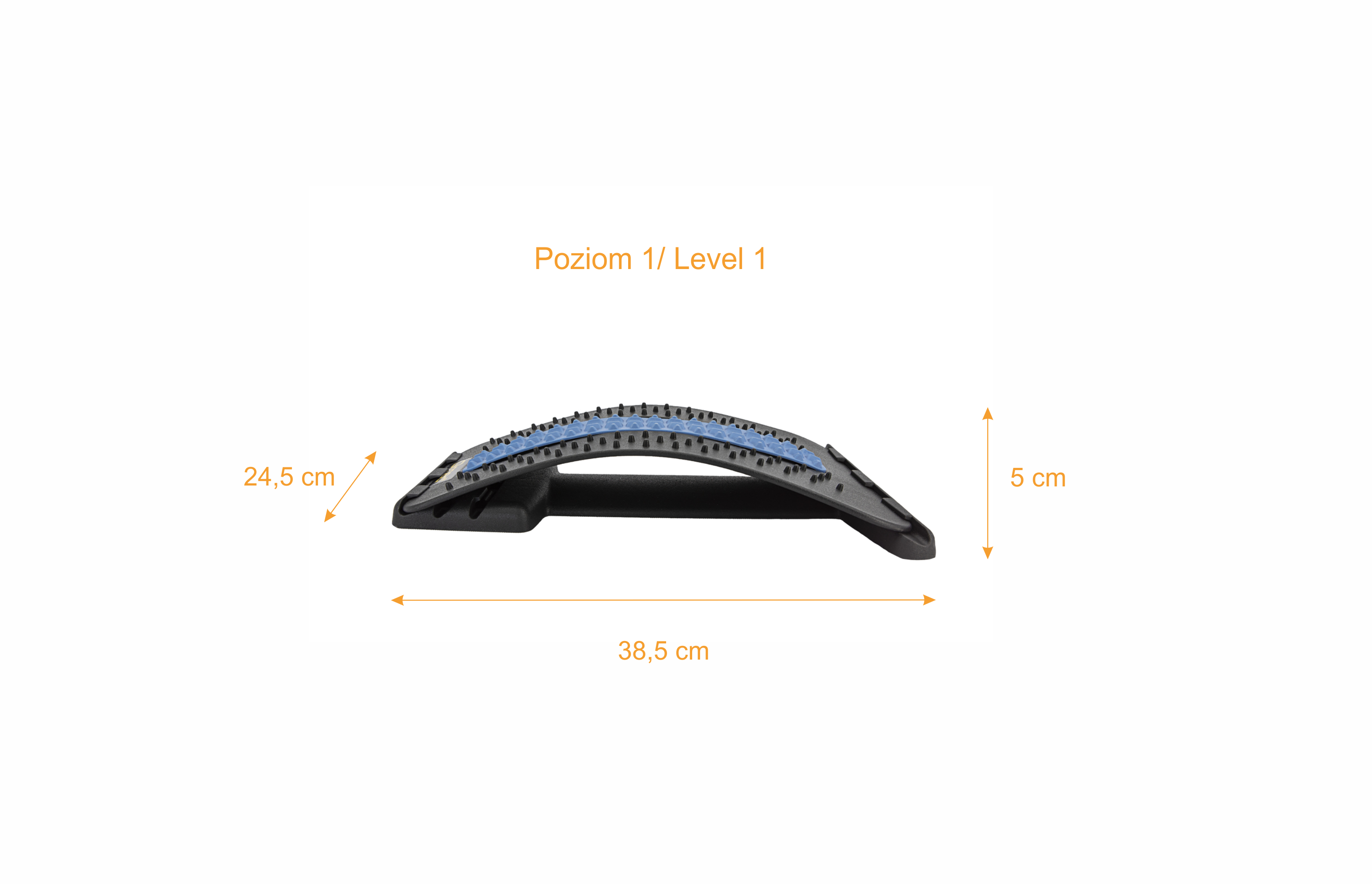 Przyrząd do stretchingu pleców Qmed Back Support 