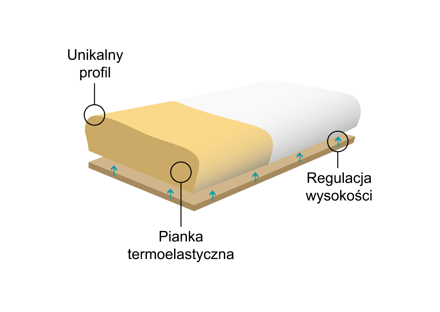 Poduszka ortopedyczna Morfeusz Komfortowy Poduszka ortopedyczna Morfeusz Komfortowy