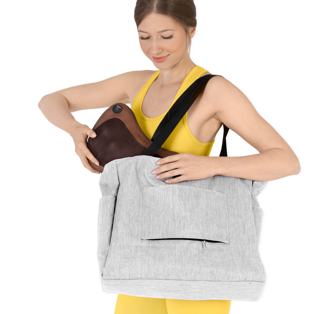 Poduszka masująca kark ramiona plecy shiatsu PRO+ Poduszka masująca kark ramiona plecy shiatsu PRO+