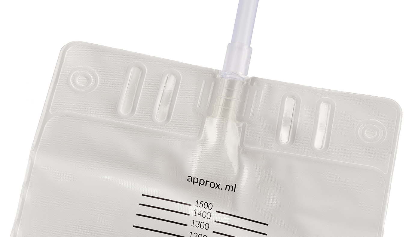 Worek do zbiórki moczu na nogę Larena 1500 ml Worek do zbiórki moczu na nogę Larena 1500 ml