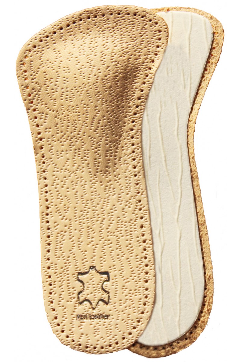 Wkładka do butów 2/3 płaskostopie poprzeczne - skóra