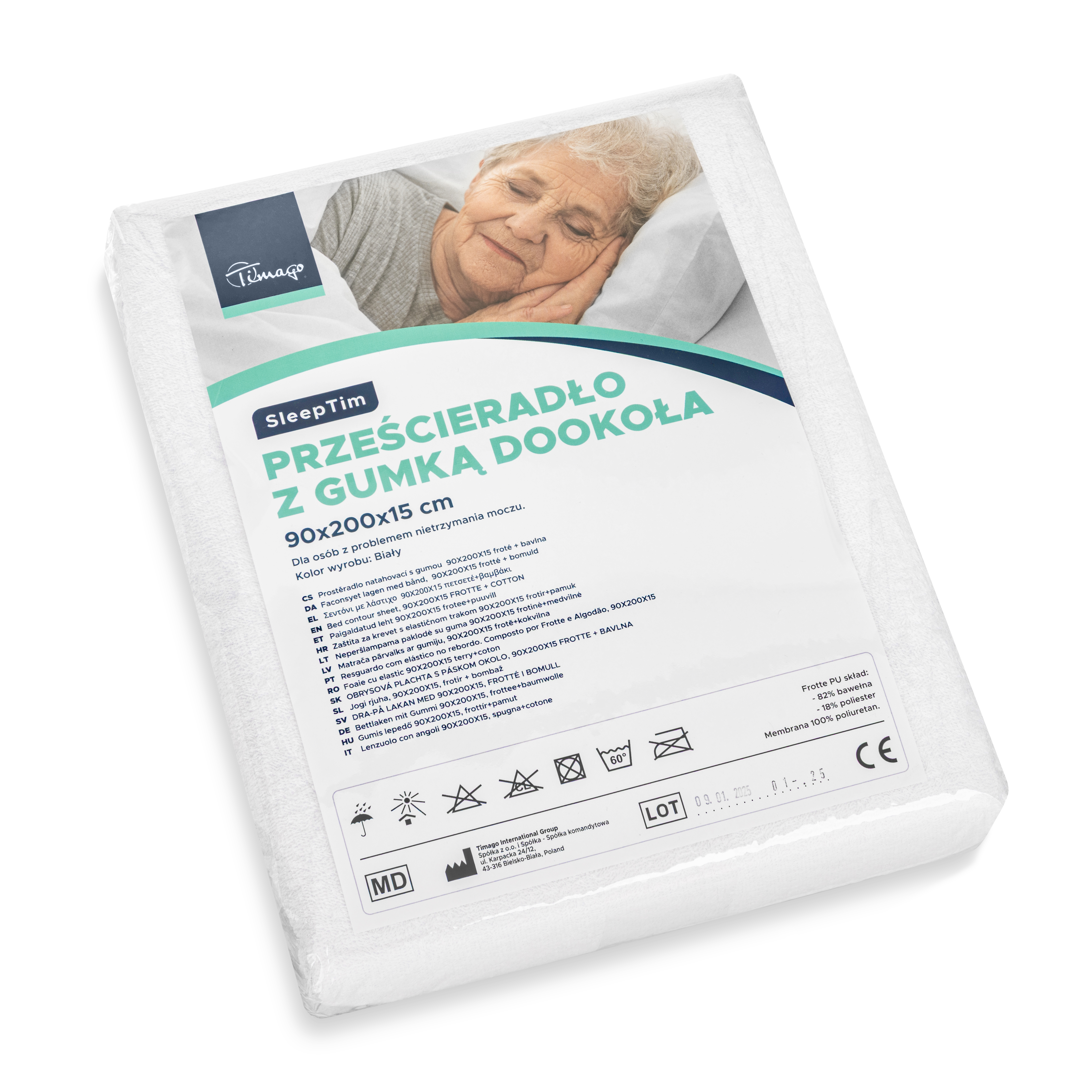 Prześcieradło z gumką dookoła - SleepTim Prześcieradło z gumką dookoła - SleepTim