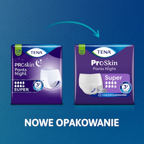 Majtki chłonne Tena Pants Super Night Majtki chłonne Tena Pants Super Night