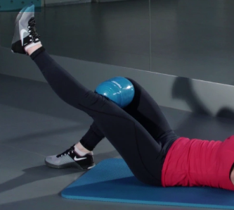 Piłka do rehabilitacji, pilatesu owalna OVOBALL Tiguar .