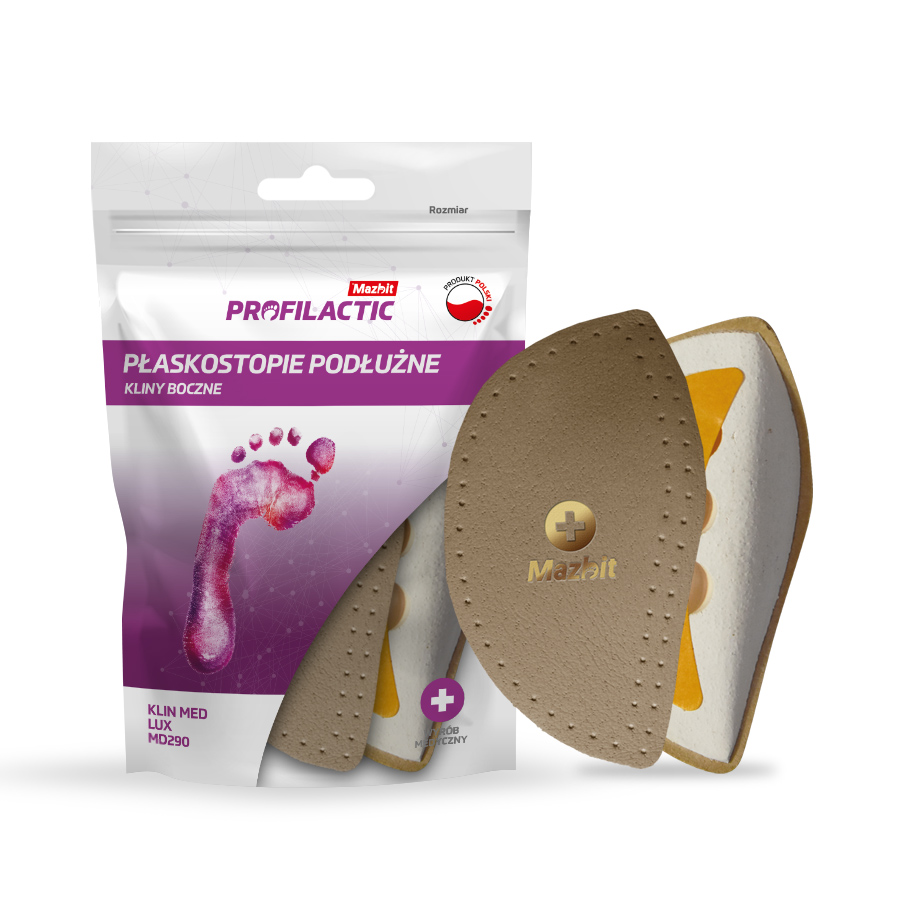 Klin podnoszący łuk podłużny stopy