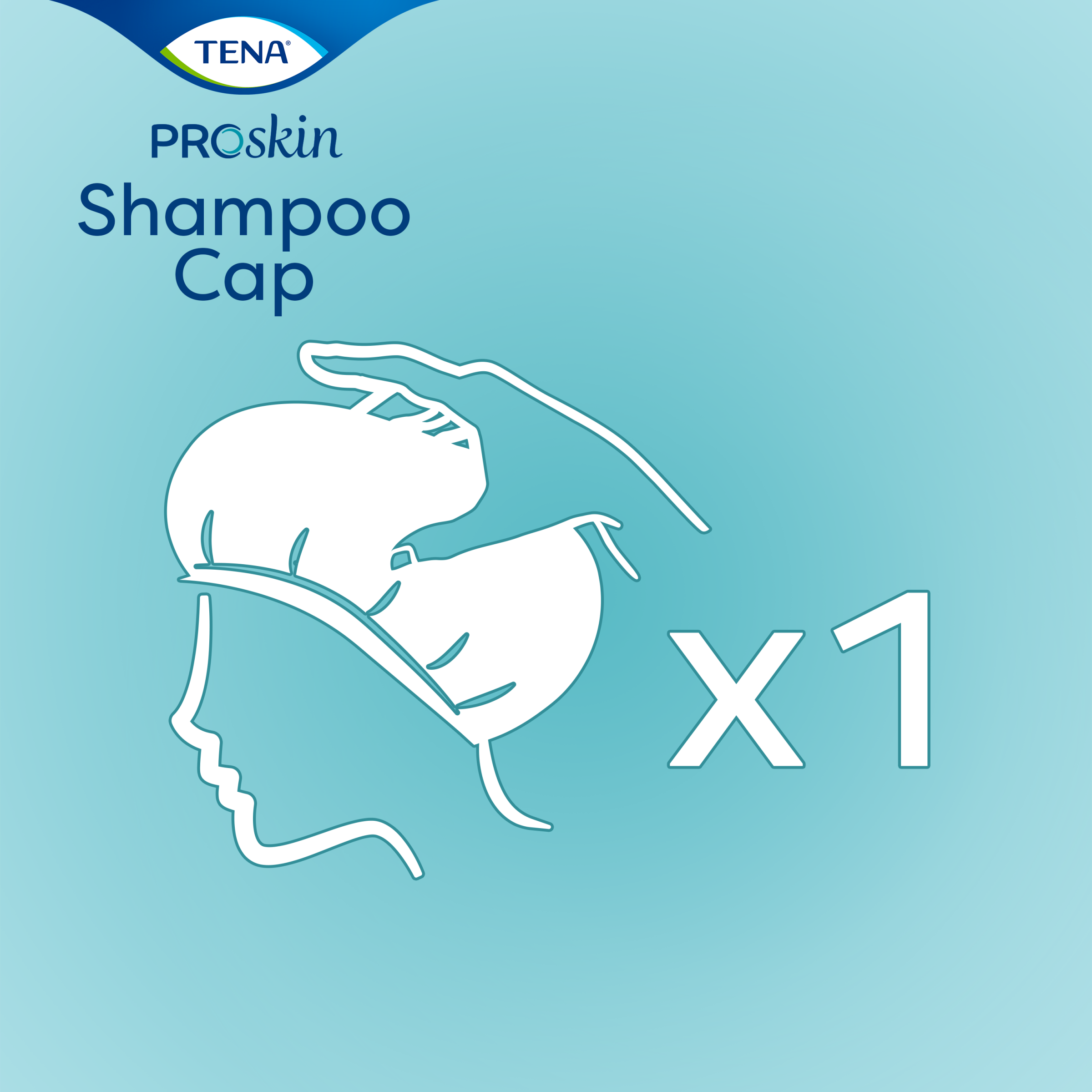 TENA Shampoo cap, czepek do mycia włosów, 1 szt TENA Shampoo cap, czepek do mycia włosów, 1 szt