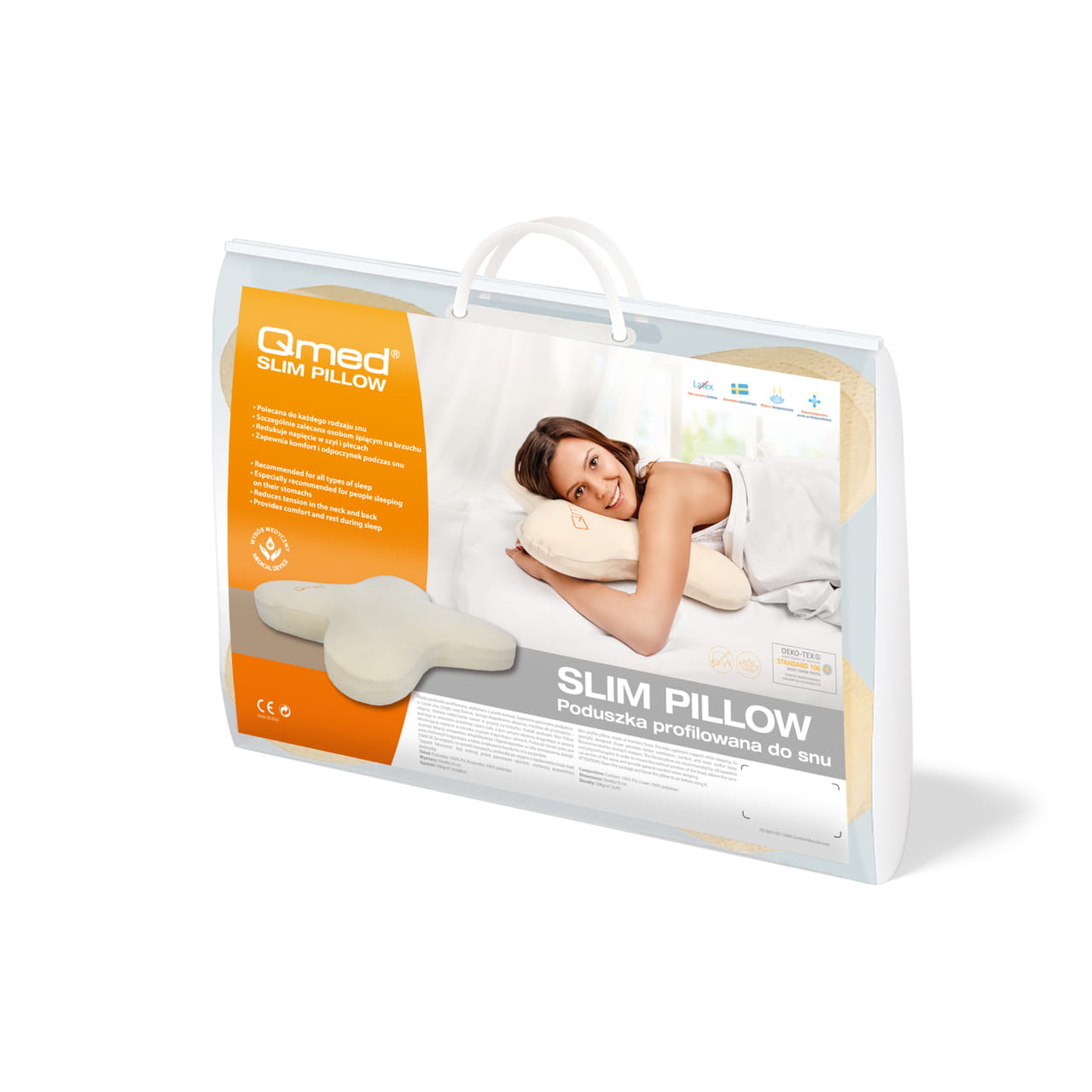 Poduszka profilowana do snu SLIM PILLOW Poduszka profilowana do snu SLIM PILLOW