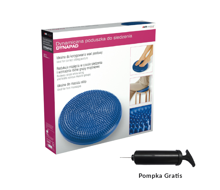 Dynamiczna poduszka rehabilitacyjna do siedzenia DYNAPAD Dynamiczna poduszka rehabilitacyjna do siedzenia DYNAPAD