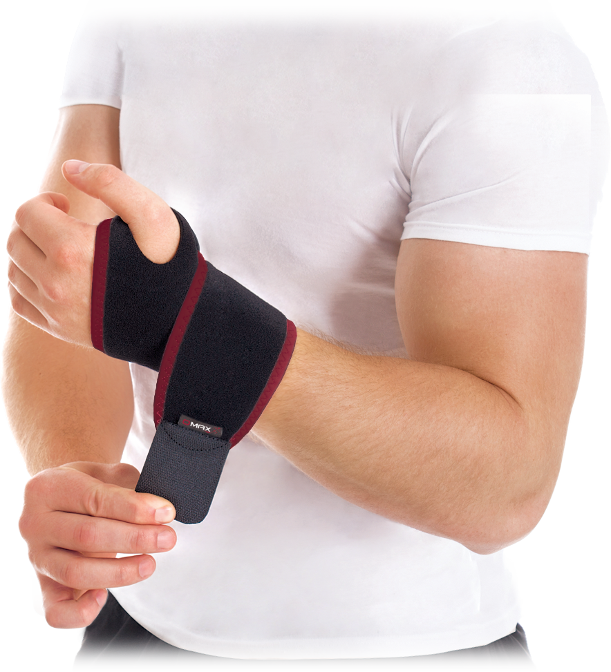 Neoprenowy stabilizator nadgarstka z ujęciem ręki "Ligamax Palm" Neoprenowy stabilizator nadgarstka z ujęciem ręki "Ligamax Palm"
