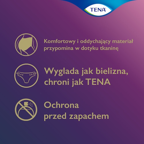 Majtki chłonne Tena Lady Pants Plus CREME Majtki chłonne Tena Lady Pants Plus CREME