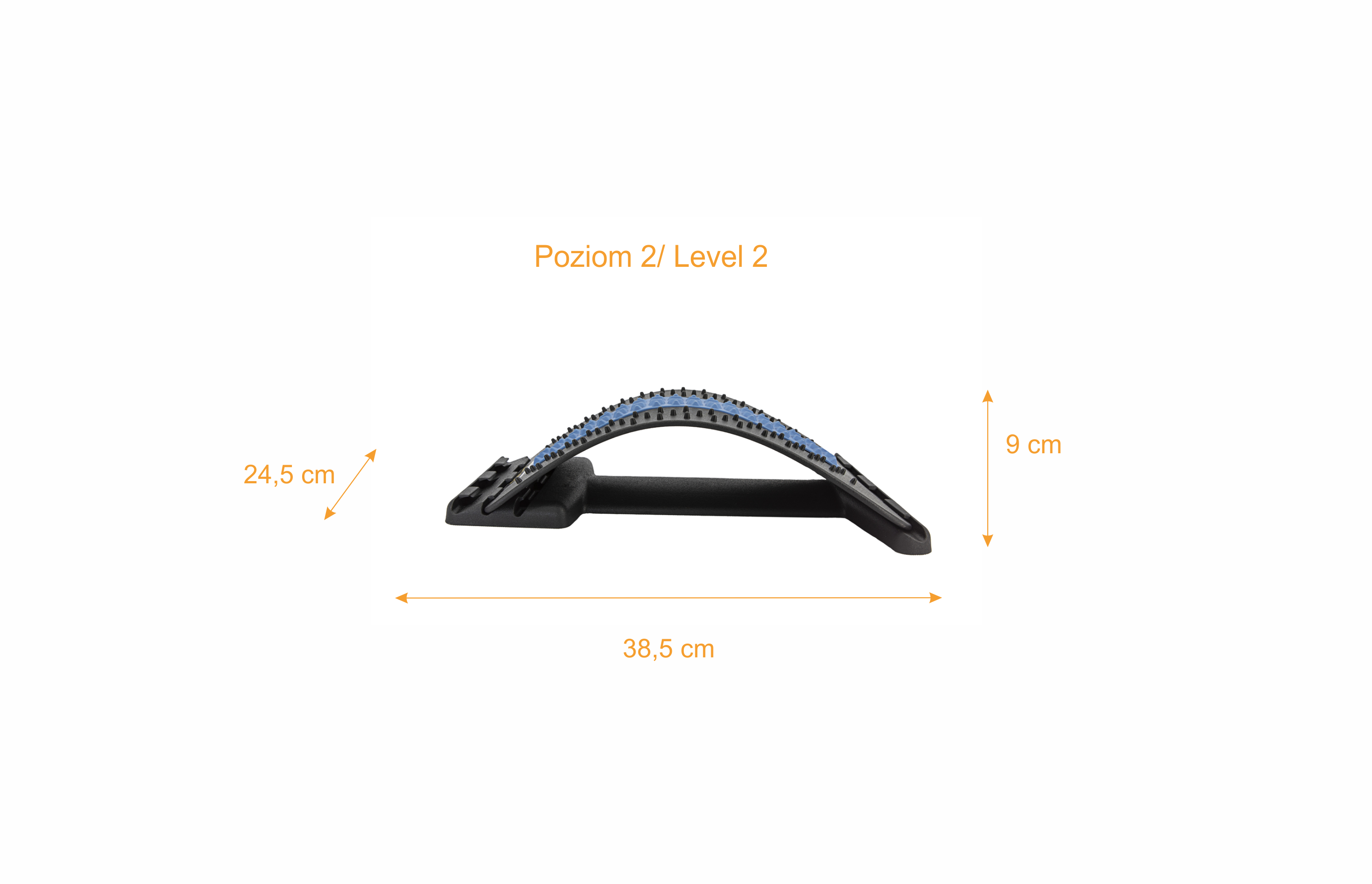 Przyrząd do stretchingu pleców Qmed Back Support Przyrząd do stretchingu pleców Qmed Back Support