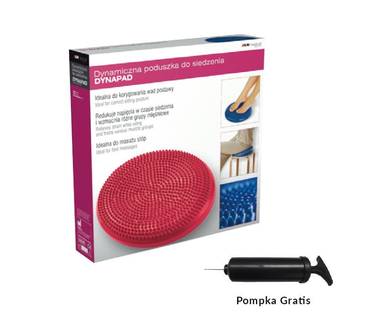 Dynamiczna poduszka rehabilitacyjna do siedzenia DYNAPAD Dynamiczna poduszka rehabilitacyjna do siedzenia DYNAPAD