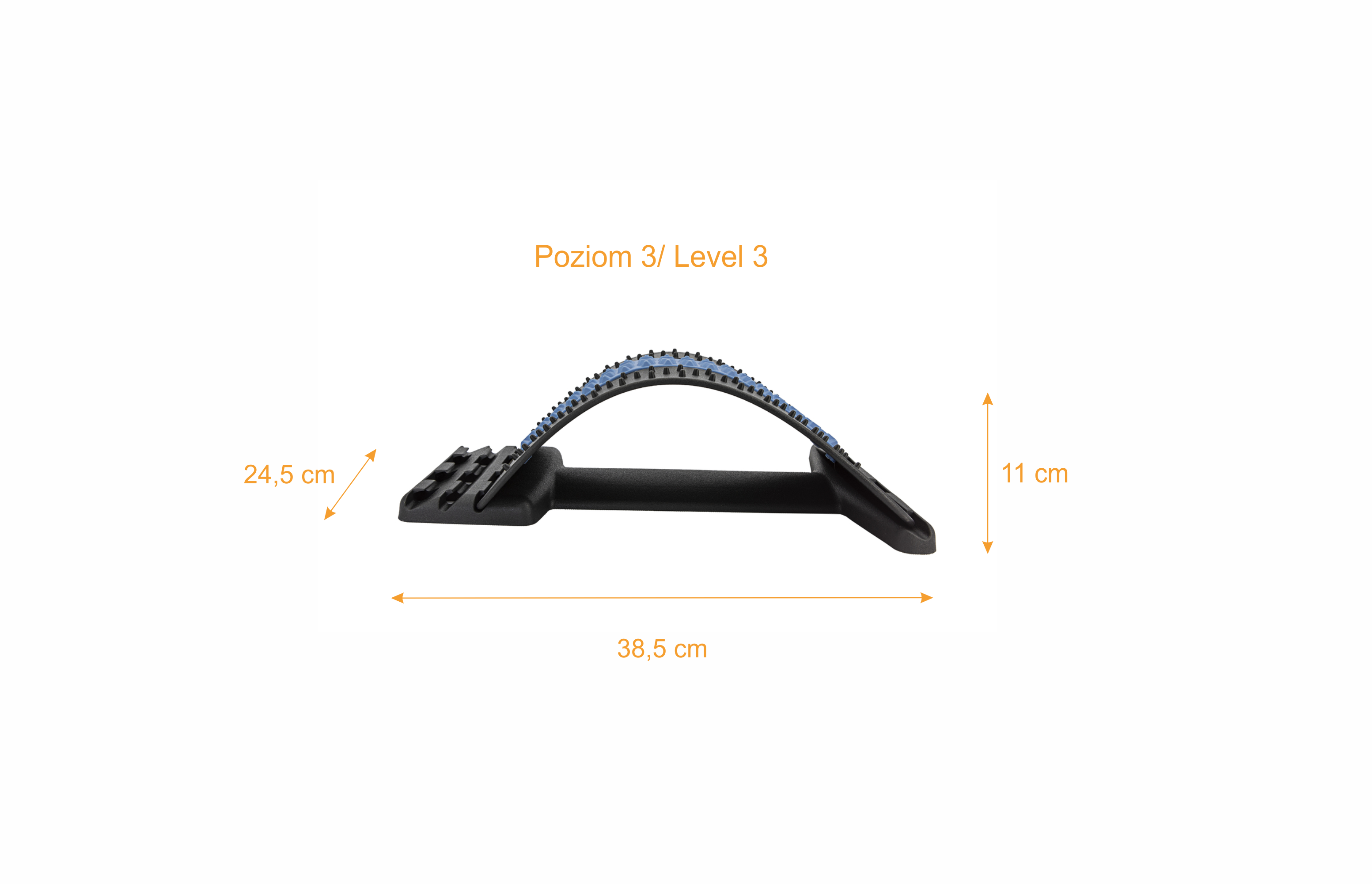Przyrząd do stretchingu pleców Qmed Back Support 