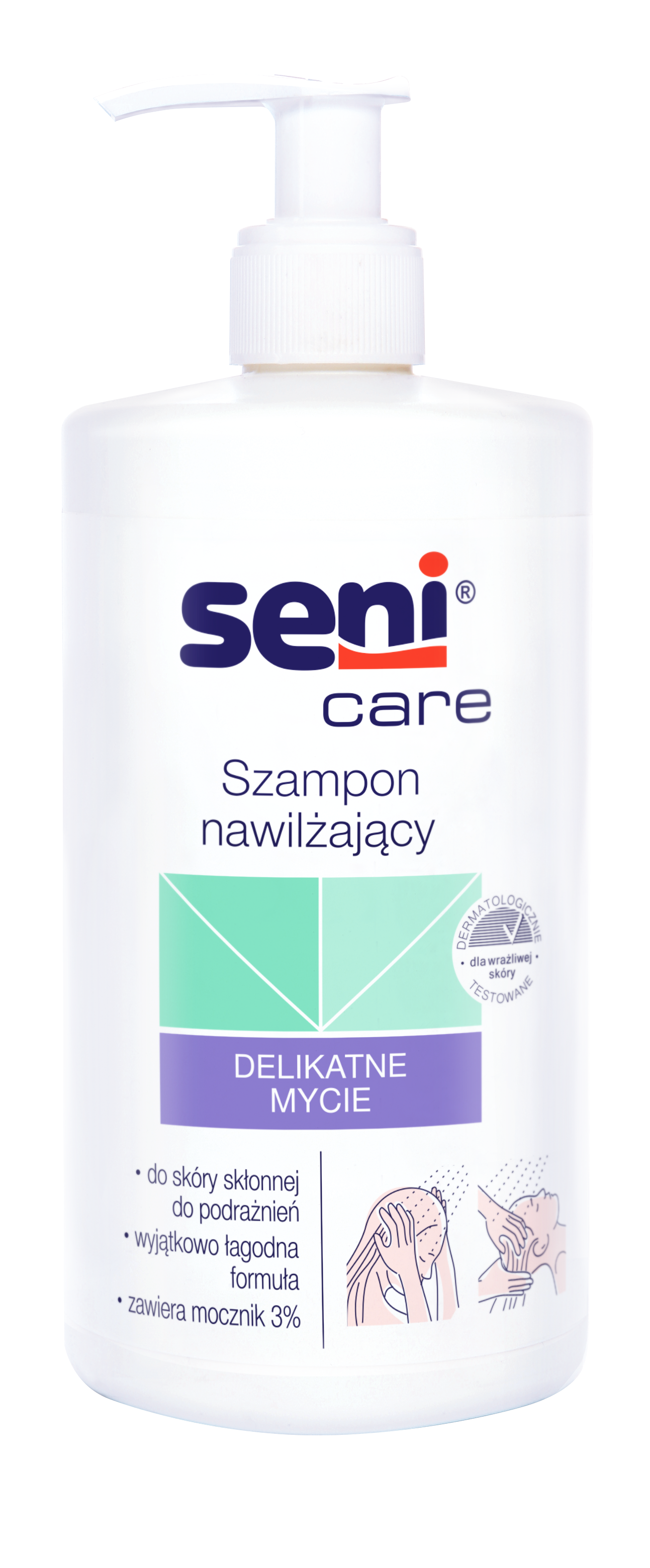 Seni Care, Szampon nawilżający 3% UREA, 500 ml Seni Care, Szampon nawilżający 3% UREA, 500 ml