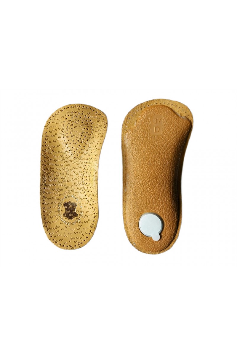 Wkładka do butów 2/3 płaskostopie podłużne i poprzeczne - skóra